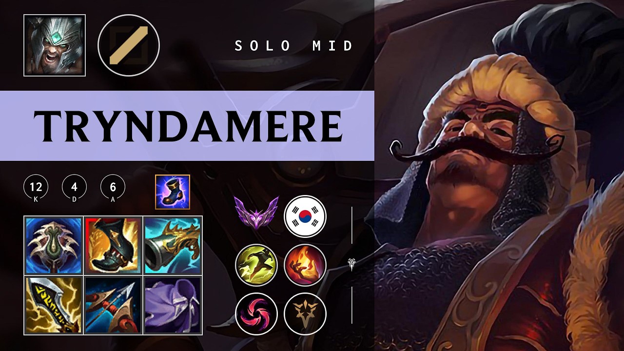 Tryndamere Mid vs Cassiopeia - KR Master Patch 26.04