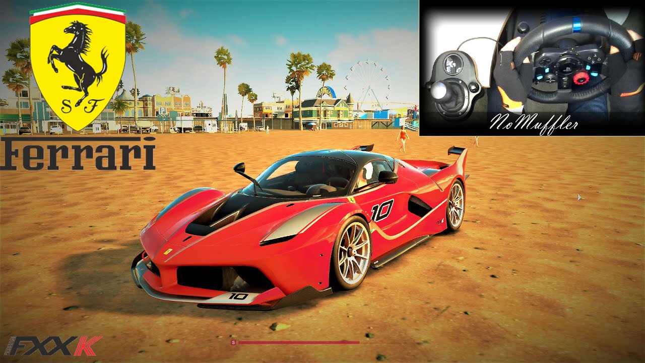 LOS ANGELES to MIAMI in a Ferrari FXX K  | The Crew 2 | Logitech G29 Steering Wheel Gameplay