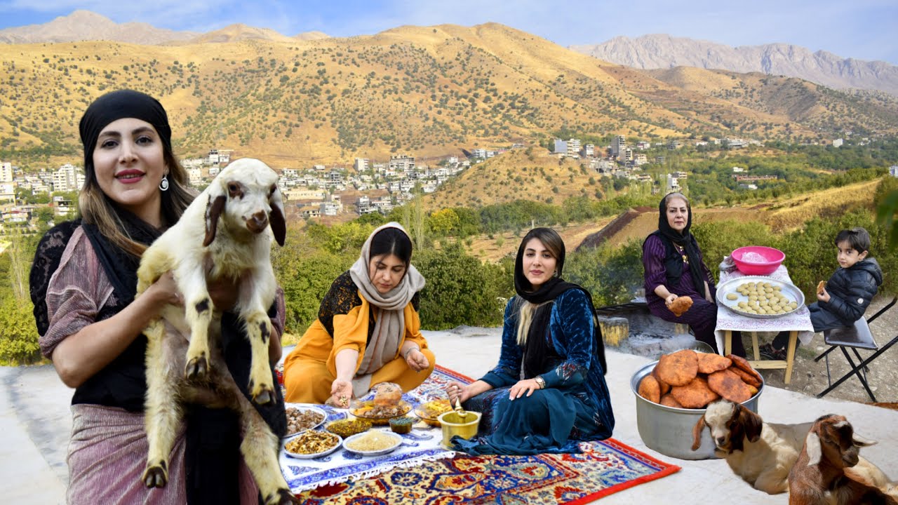 🌱 MIX OF TRADITIONAL DISHES IN THE VILLAGE ♡ IRAN VILLAGE LIFE