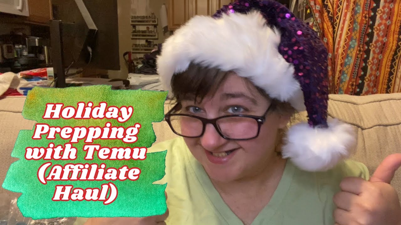 Holiday Prepping  With Temu (Affiliate Haul)