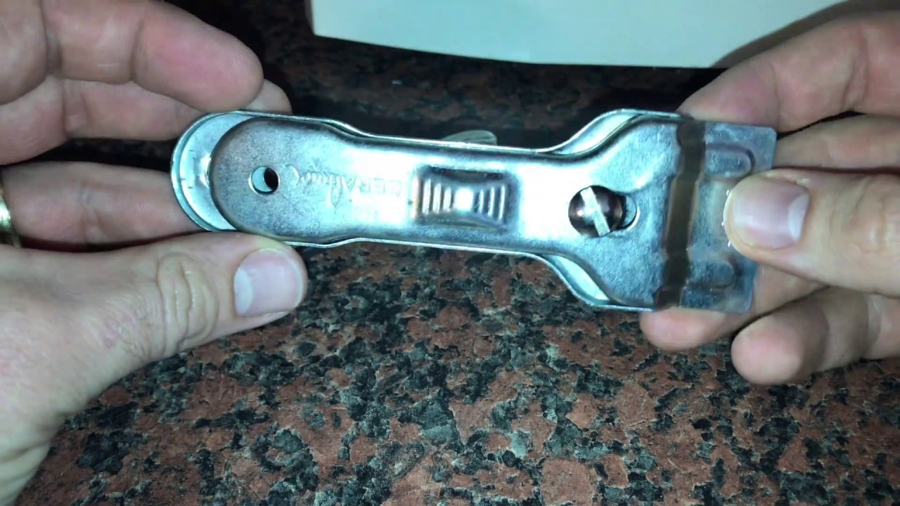 Reinigungsschaber, Kochfeldschaber mit ausfahrbarer Klinge Edelstahl Klinge wechseln Anleitung