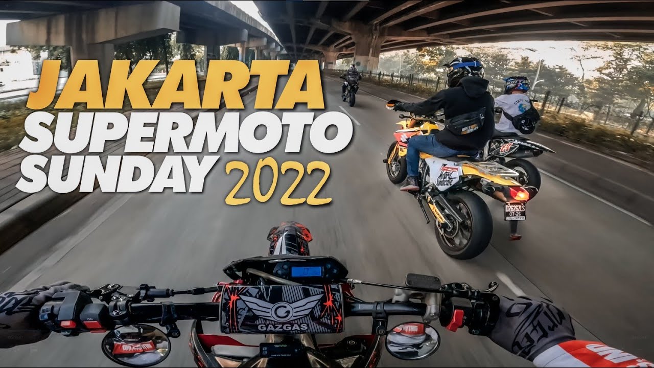 KESERUAN JAKARTA SUPERMOTO SUNDAY 2022 BERSAMA SCARLET RACING | KOPDARNYA MOTOR KEBUN!!!