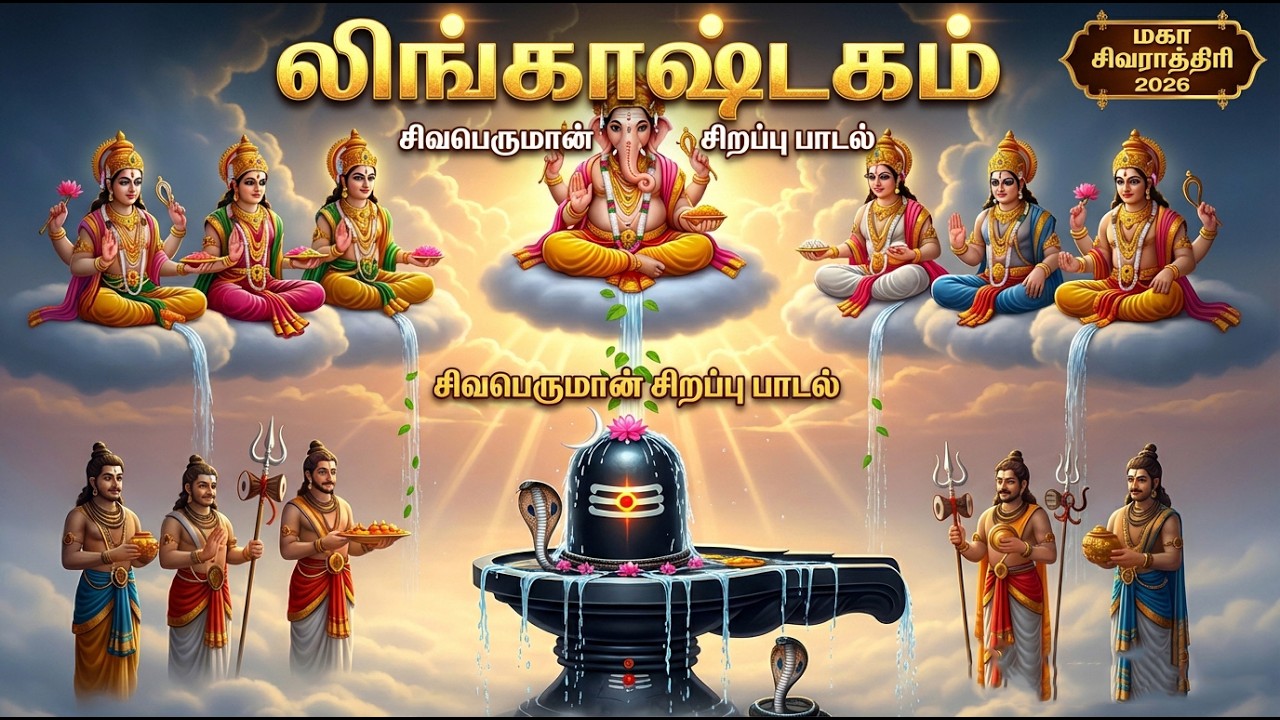 Maha Shivaratri Special | Lingashtakam With Lyrics | Sivan Tamil Devotional Songs