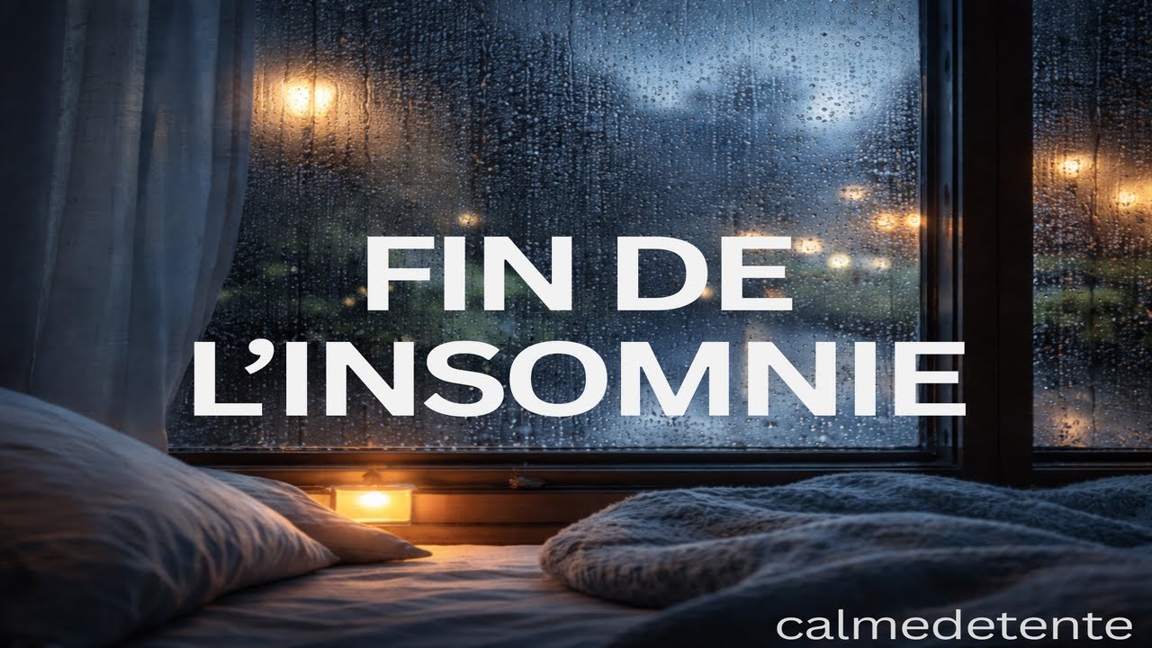 Insomnie ? Endormissement rapide | Pluie contre la fenêtre (2h)