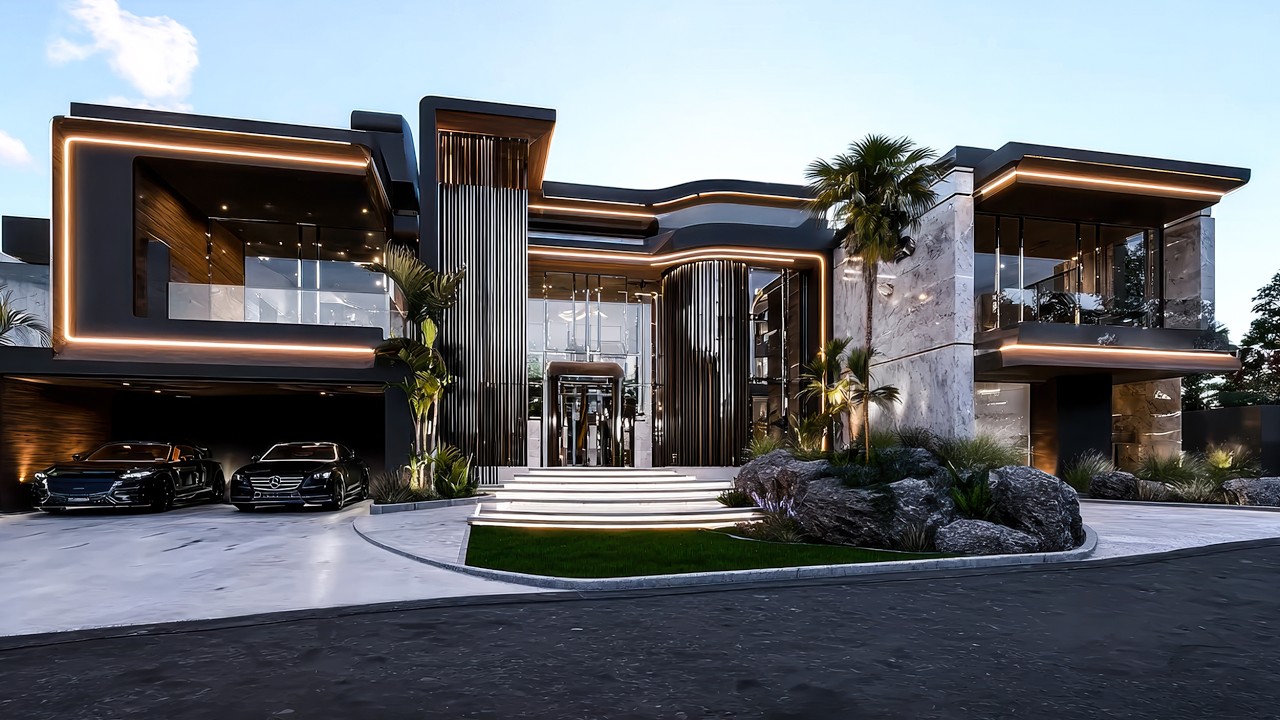 From Street View to Supercar Garage — This Mansion Has Everything