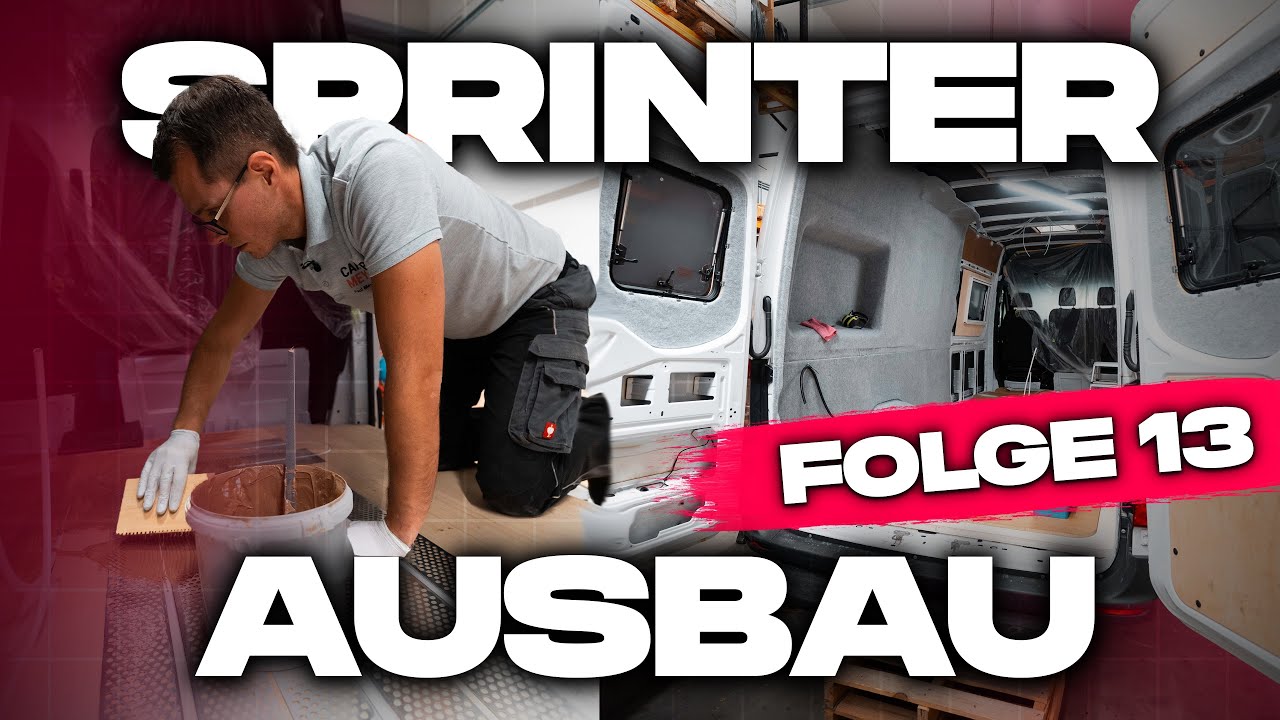 Fußbodenheizung + Fußboden Einbau im Sprinter  – Ausbaufolge 13 | Campermeyer