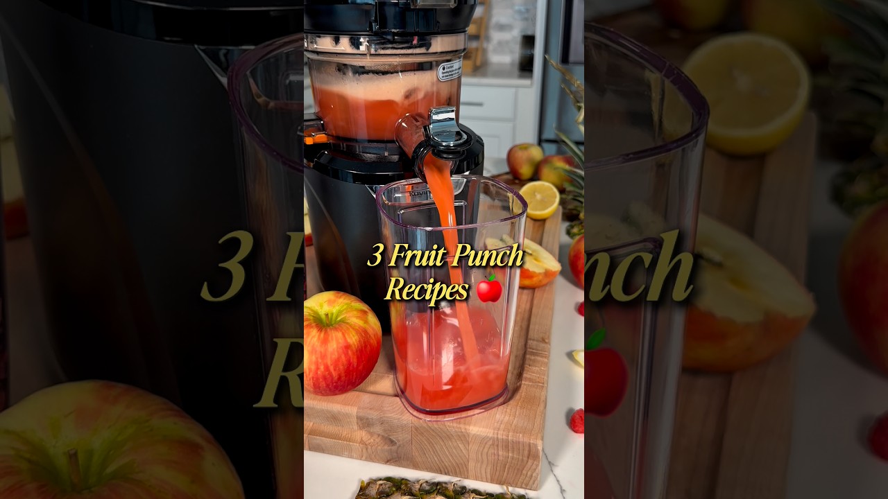 3 fruit punch recipes 🍎 #growyourown #fruitjuice #juicerecipes #juicingforhealth #ytshorts #shorts