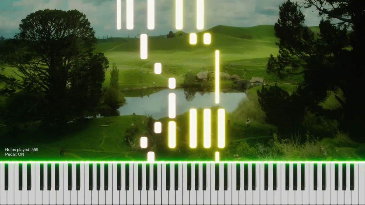 Bag End (Concerning Hobbits) - The Lord of The Rings - Solo Piano