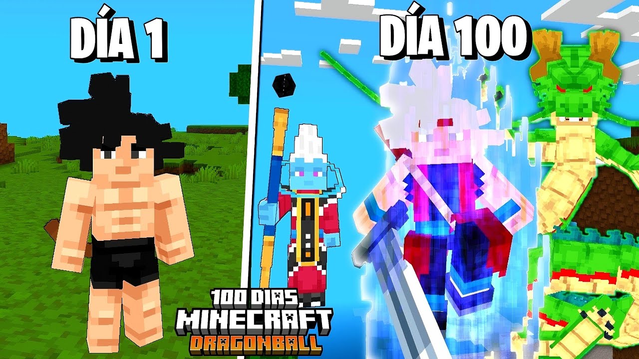 ¿Qué pasa si Entrenas como un SAYAYIN por 100 Días en Minecraft? 