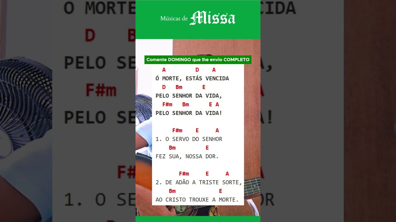 Ó morte estás vencida #domingoderamos #semanasanta #musicacatolica #missa #musicaliturgica