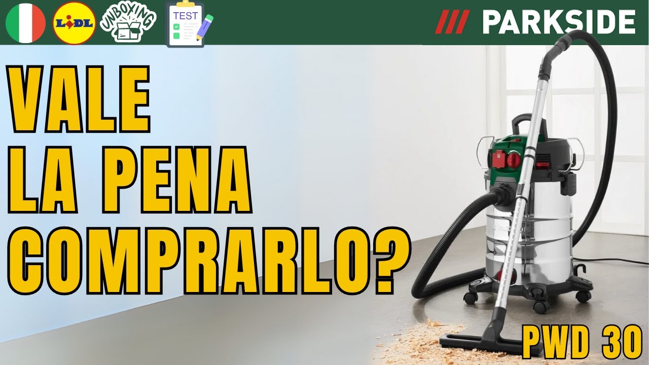 ASPIRAPOLVERE-LIQUIDI Parkside PWD 30 C1 ITALIA ITALIANO LIDL