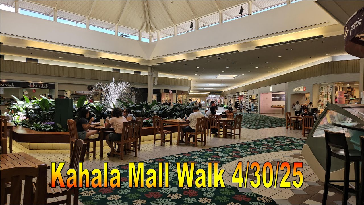 4K Kahala Mall Walk 4/30/25 #kahalamall #kahalashoppingcenter