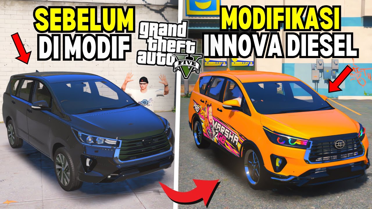 Aku Modifikasi Mobil Innova Diesel Untuk Ikut Diesel War di GTA 5 MOD