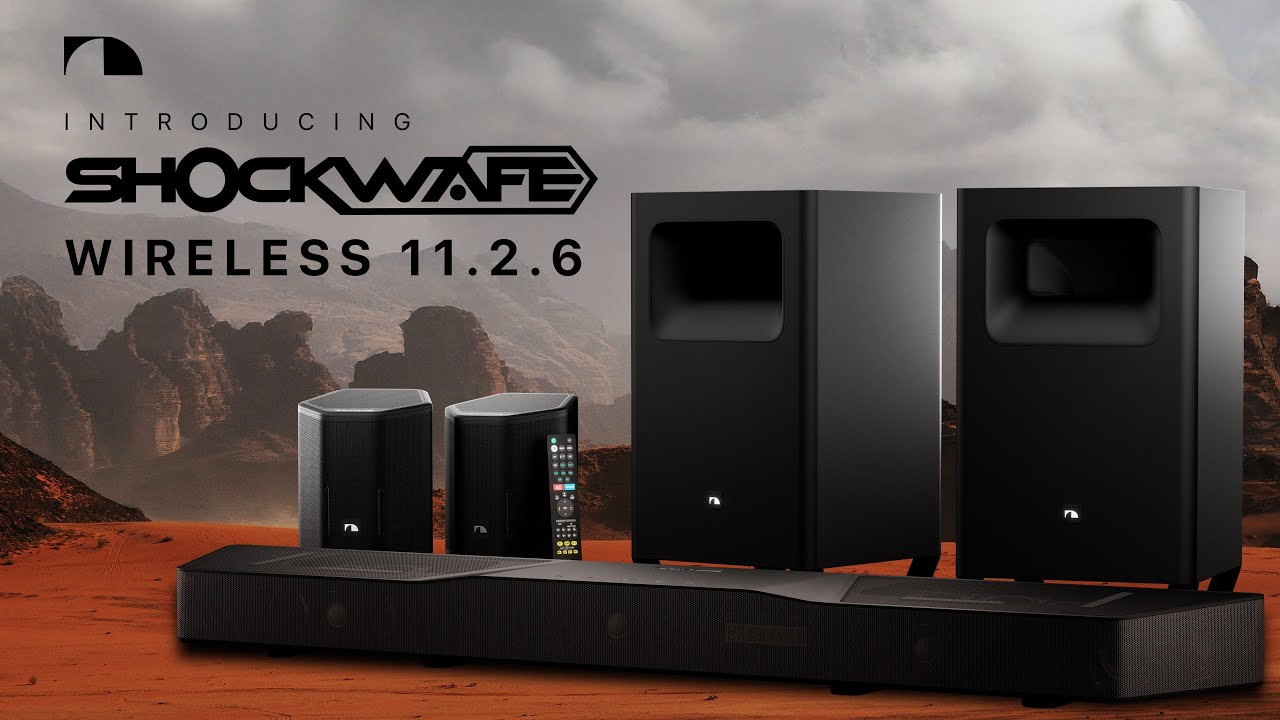Nakamichi Shockwafe Wireless 11.2.6 Soundbar System