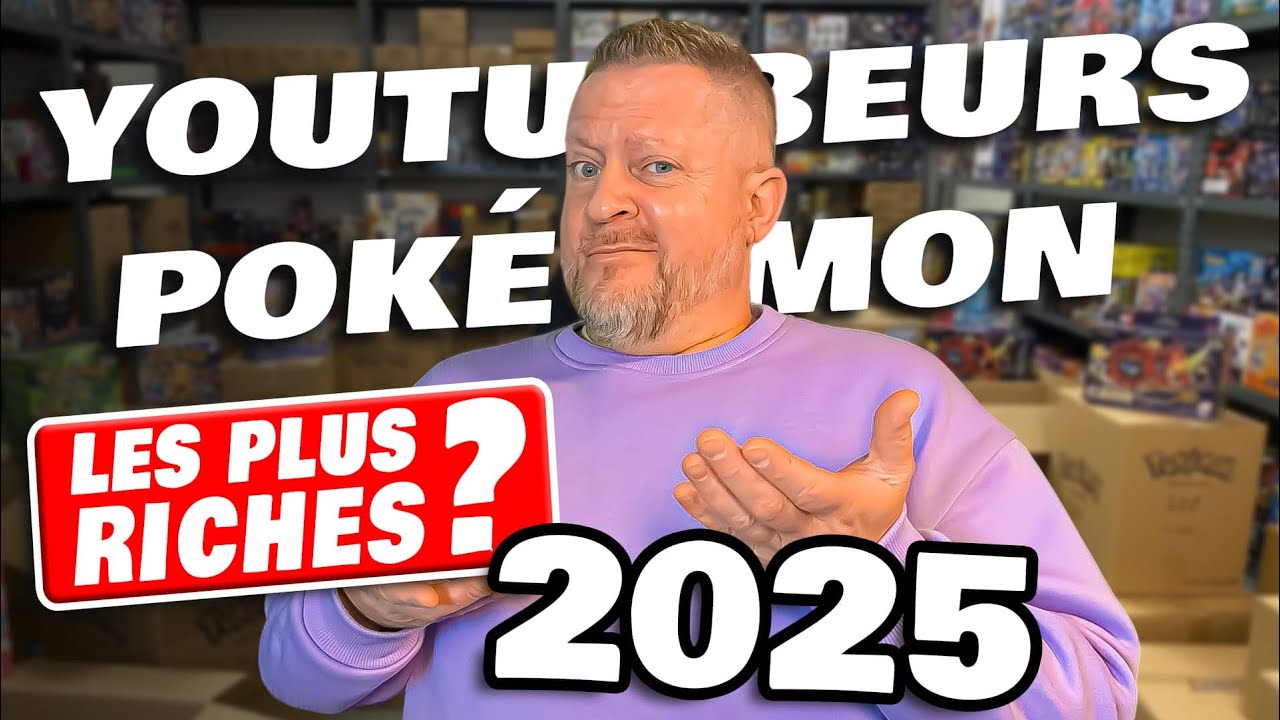 Youtubeurs Pokemon : Les PLUS RICHES en 2025 ?