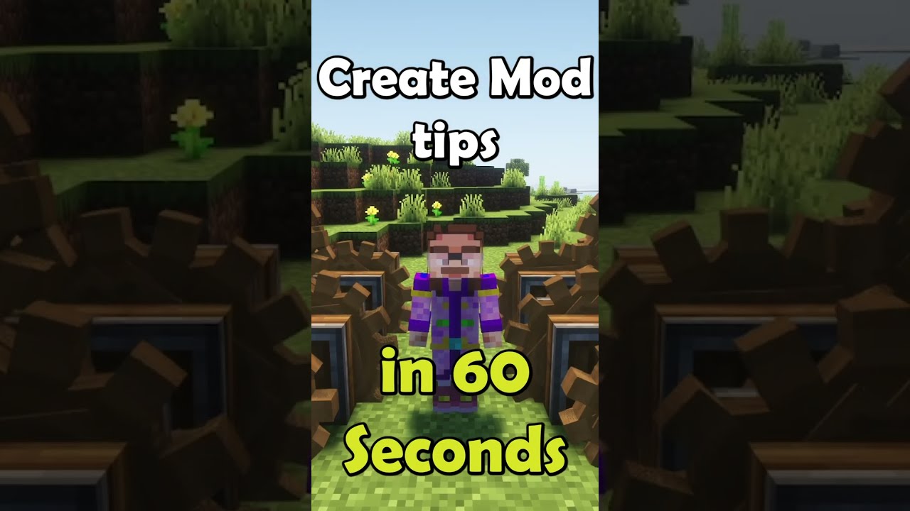 Create Mod Tips in 60 seconds, RPM #createmod #create #minecraft