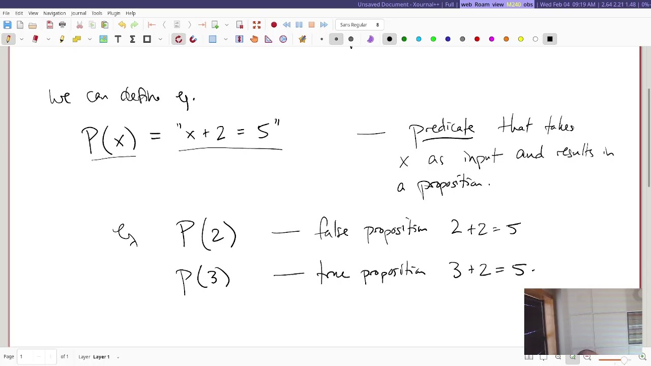 2/4/26: Predicates & Quantifiers