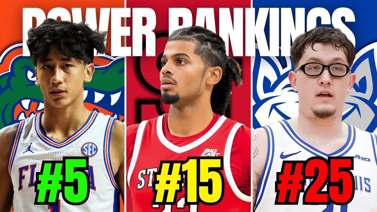 Ranking the Top 25 Teams in College Basketball after Week 16