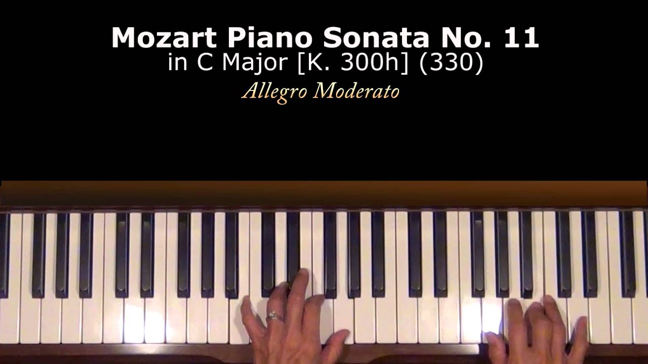 Mozart Piano Sonata No. 11 K. 300h (330) Tutorial Part 2