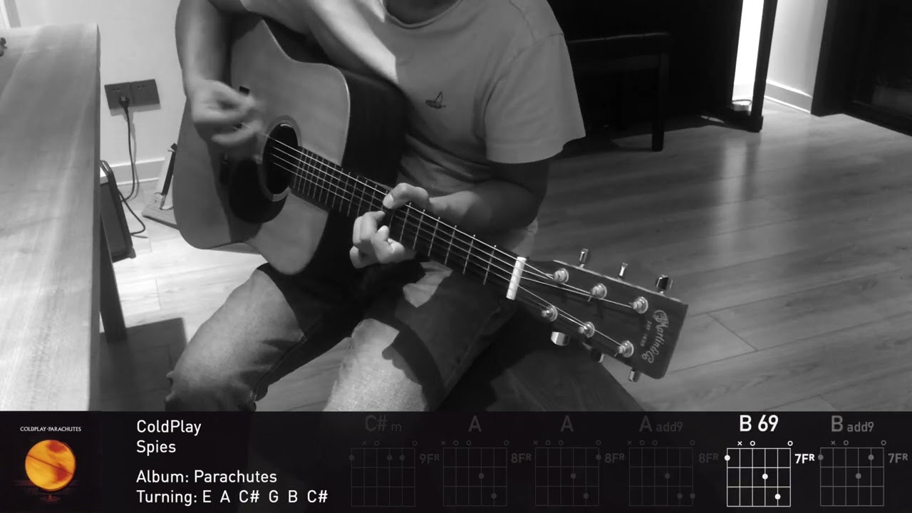 Spies - ColdPlay Acoustic Guitar Cover