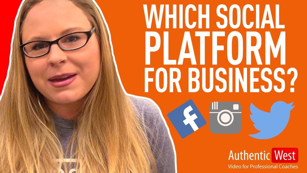 How to choose the best social media platform for business - Stephanie Scott  | Brighton West Video