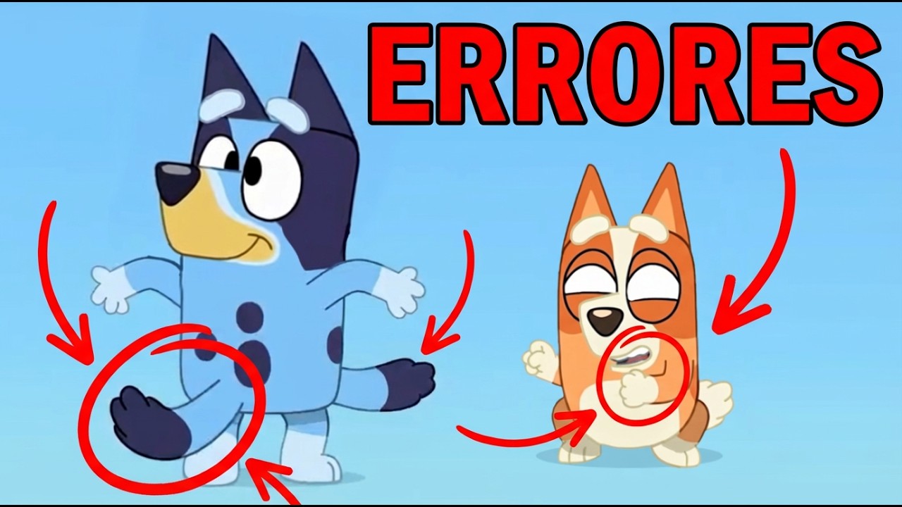 LOS PEORES ERRORES EN BLUEY