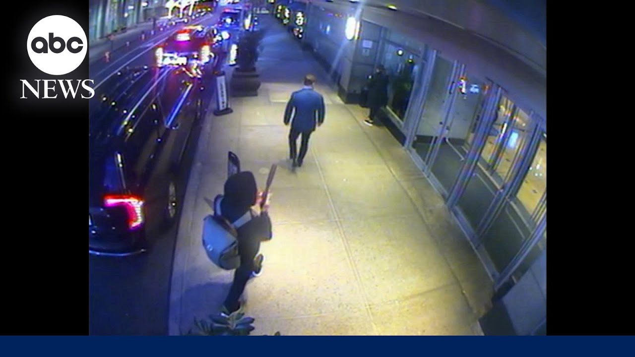 Chilling new video shows moments after UnitedHealthcare CEO's shooting