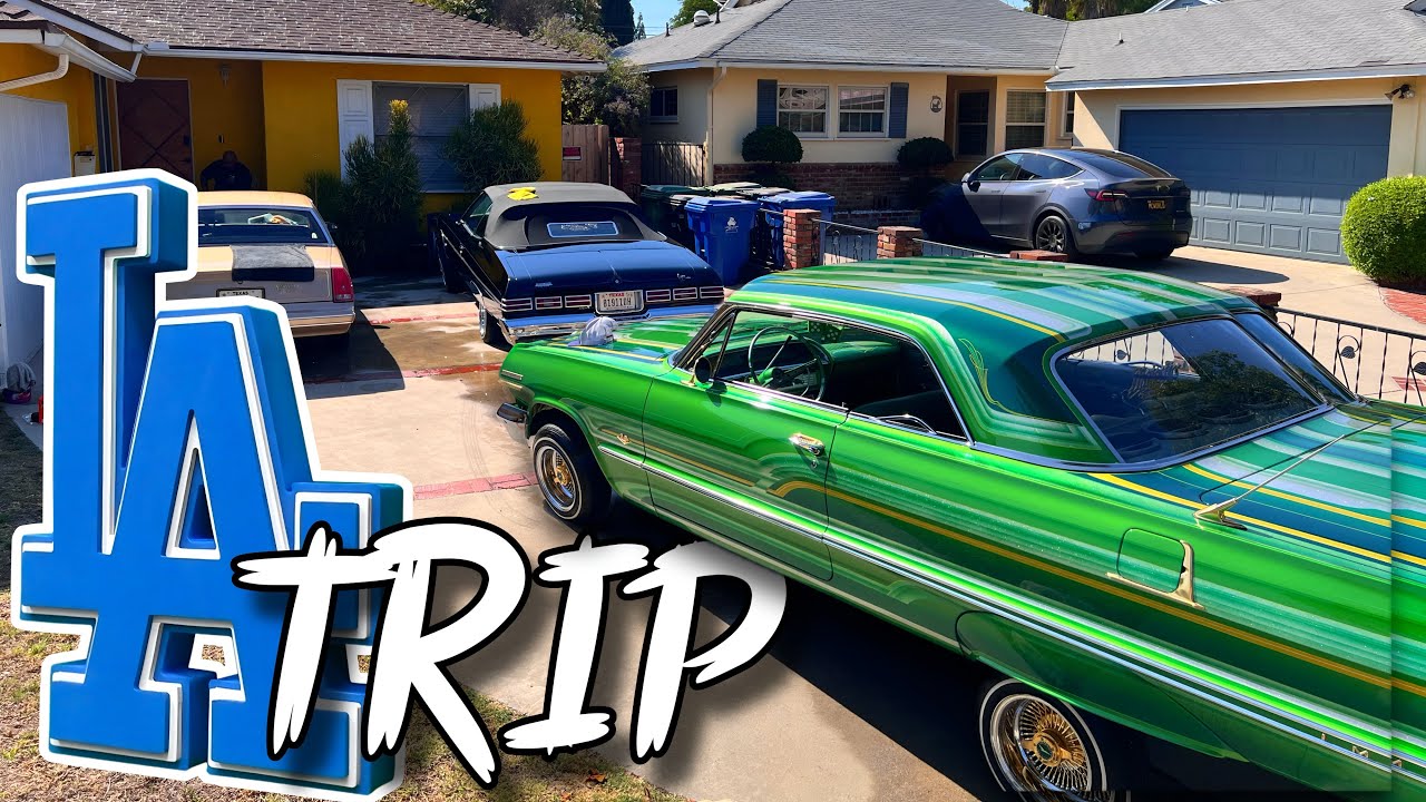 Texas to Cali Lowriding trip we go!! Part #1