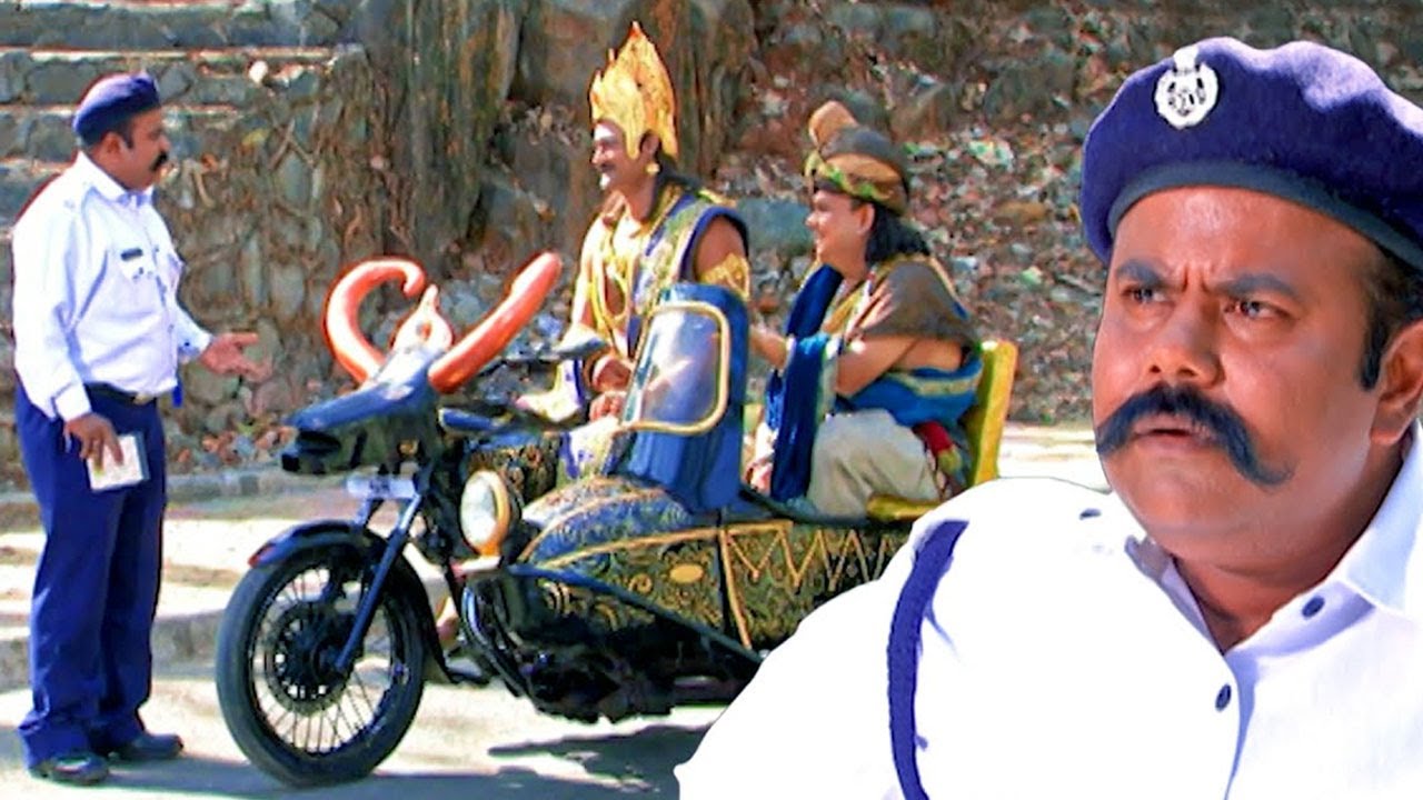यमराज के Motorcycle को देख जब Traffic Police आयी @minitv86