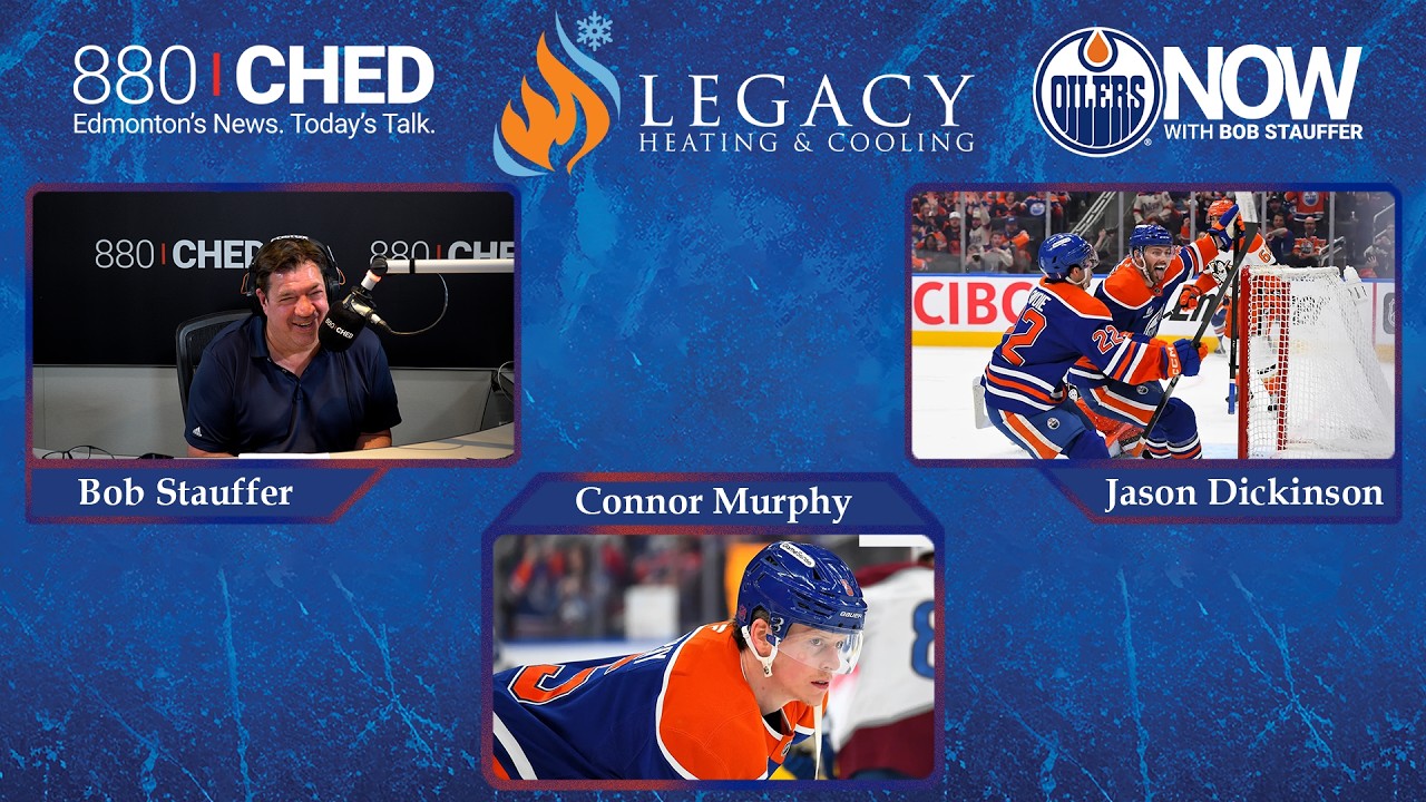 Jason Dickinson & Connor Murphy join Bob Stauffer on Oilers Now following their contract extensions