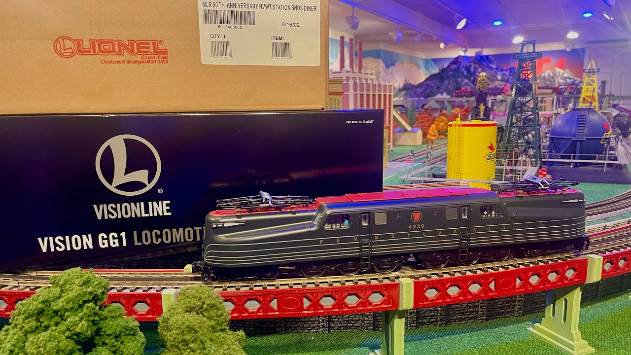 Lionel Vision Line GG1 (METCA custom-run) with Lionel 18” Madison Passenger Cars