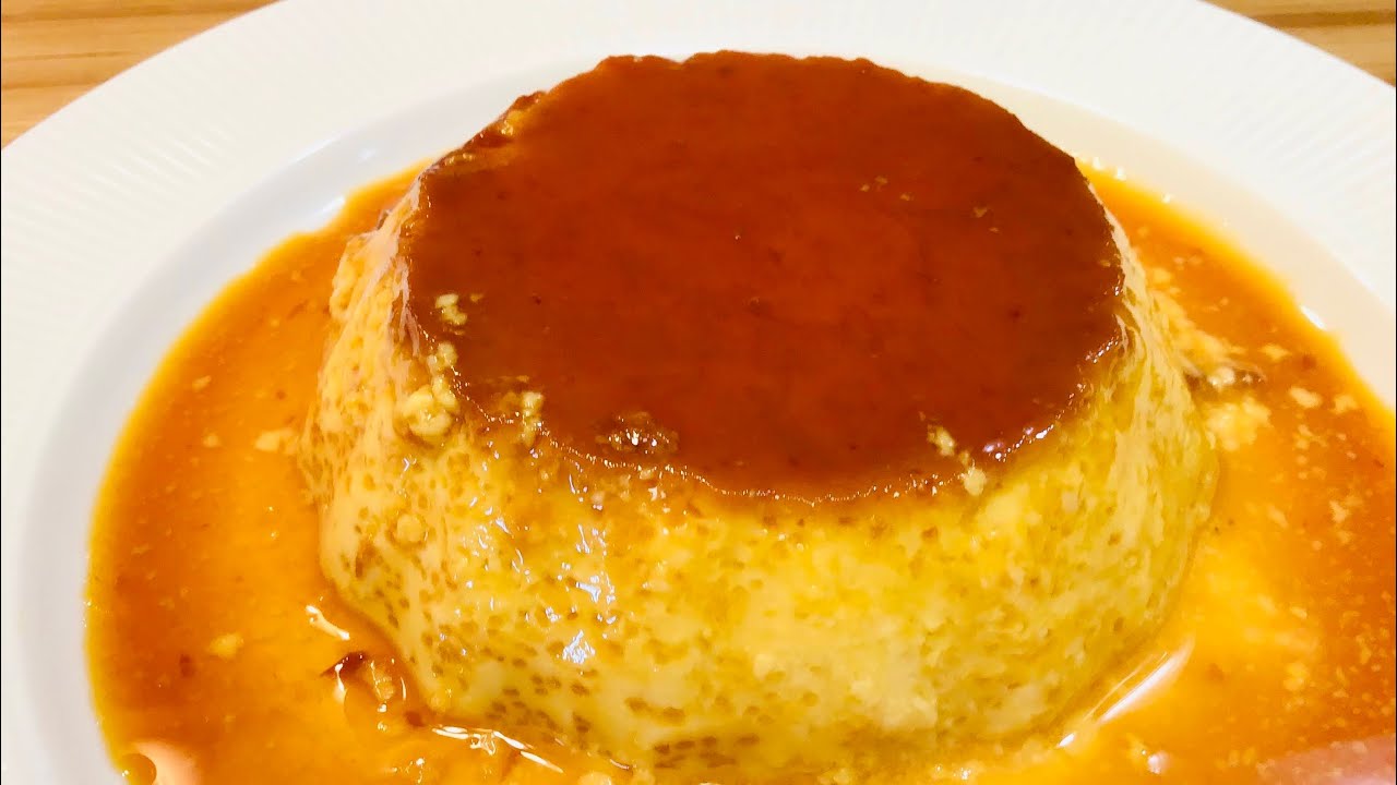 DELICIOUS MANGO CREME CARAMEL PUDDING (WITH EGGS)