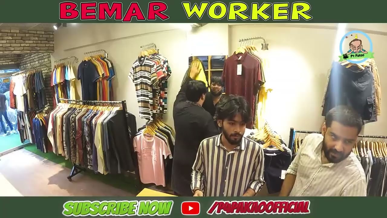 BEMAR WORKER By Nadir Ali & Farrukh Buddha   P4 Pakao  2025   P 4 Pakao 720p,