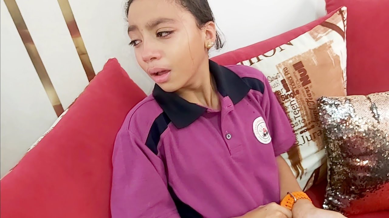 اليوم كان جميل لحد ما جيداء جت من المدرسة تعيط 😭