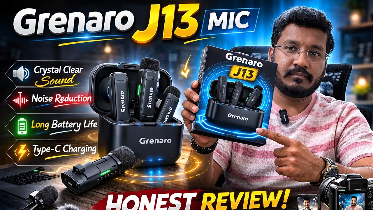 Budget Wireless Mic Under ₹2000 | Grenaro J13 Full Review