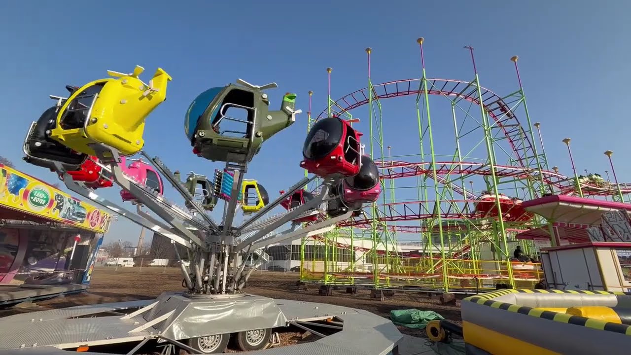 Круто!💥 День на Ярмарке аттракционов в Праге 🎡 Матейска поуть 2026 🎠 Праздник для всех 💥 #prague 