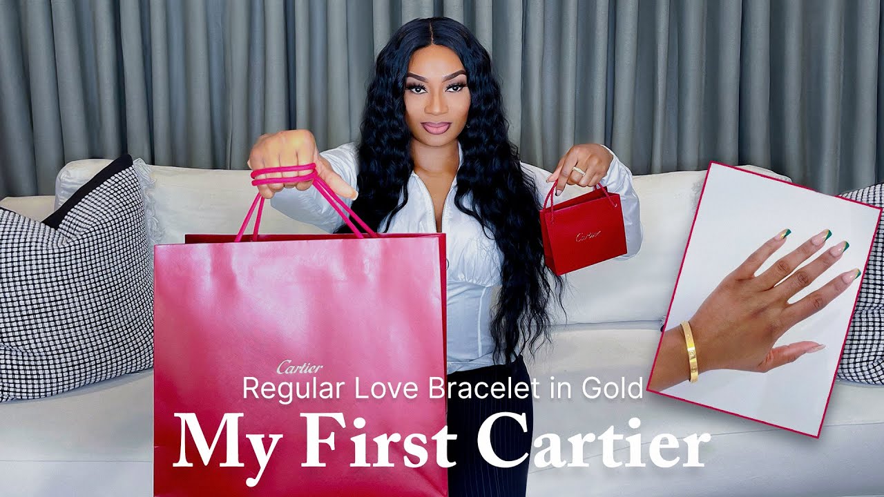 MY FIRST CARTIER |CLASSIC/REGULAR CARTIER LOVE BRACELET UNBOXING|CARTIER ENGRAVING|Shop with me Vlog