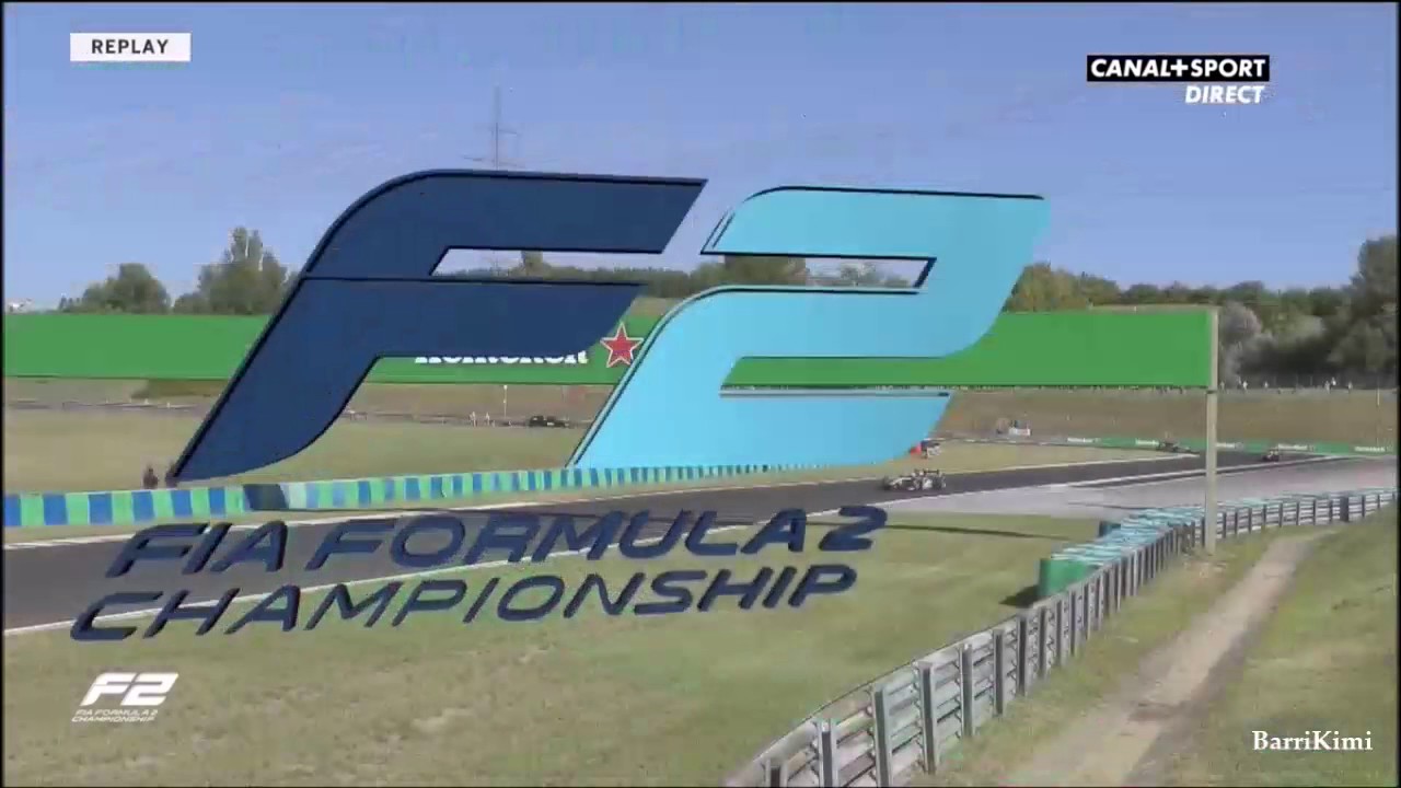 FIA F2 Hungary 2017 Race1 Leclerc vs Albon