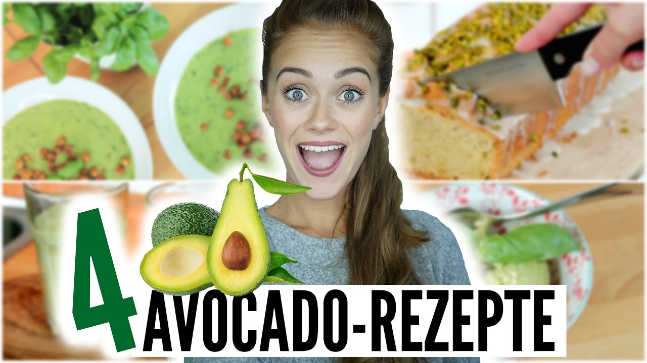 EIS AUS AVOCADO?? - 4 leckere & EINFACHE REZEPTE