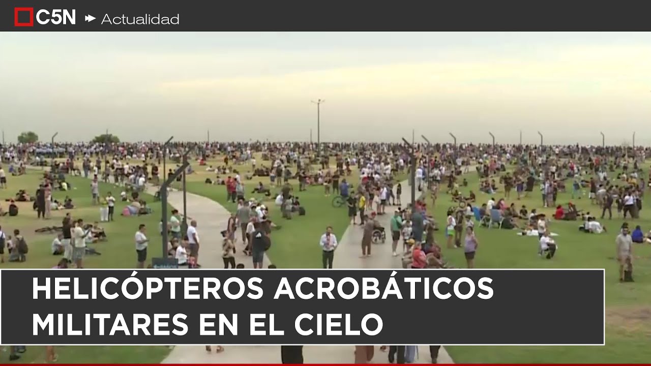 SHOW de HELICÓPTEROS en la COSTANERA