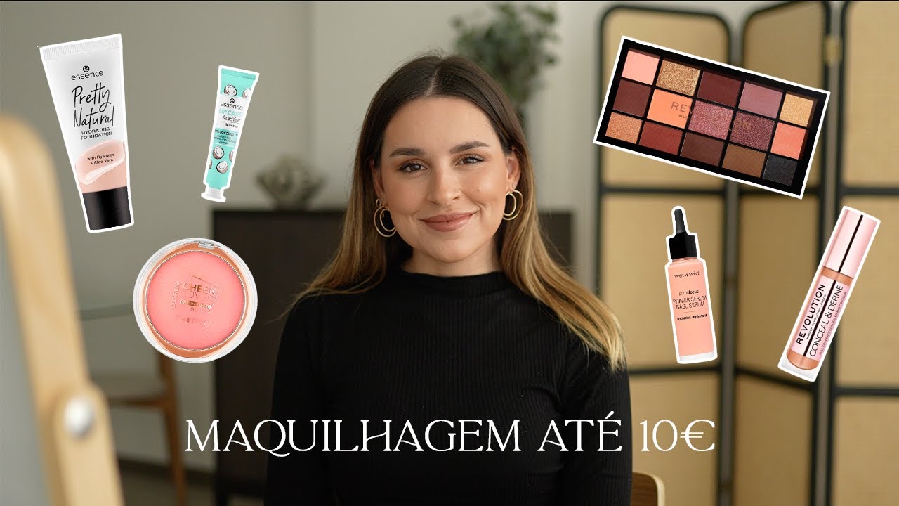 MAQUILHAGEM COM PRODUTOS ABAIXO DOS 10€ | Adri da Silva
