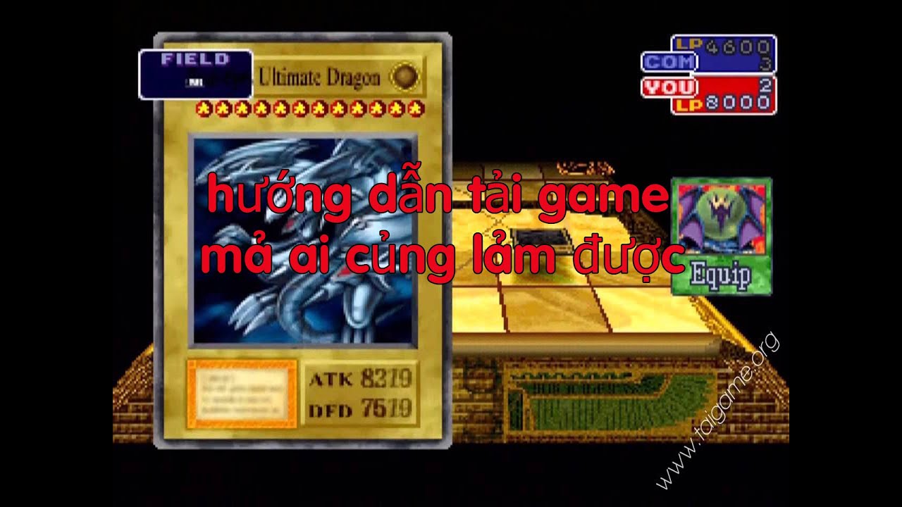 Hướng dẫn chi tiết cách cài đặt game Yu-Gi-Oh Forbidden memmories trên PC
