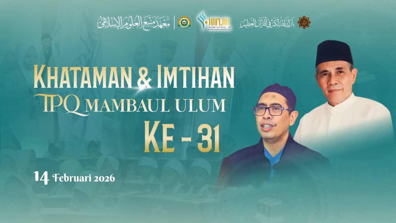🔴KHOTMIL QUR'AN DAN IMTIHAN TPQ MAMBAUL ULUM KE - 31 | PP. MAMBAUL ULUM PANJUNAN