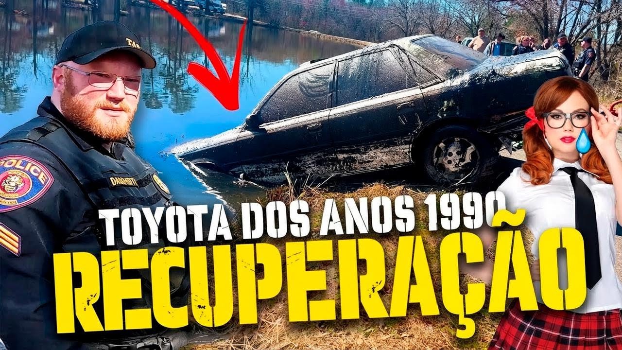 Toyota dos anos 90 de estudante é encontrado em lago 24 anos após roubo!