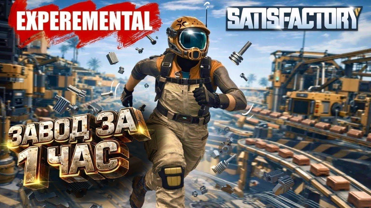 УСПЕЮ ли я построить завод за 60 минут? Satisfactory 1.2