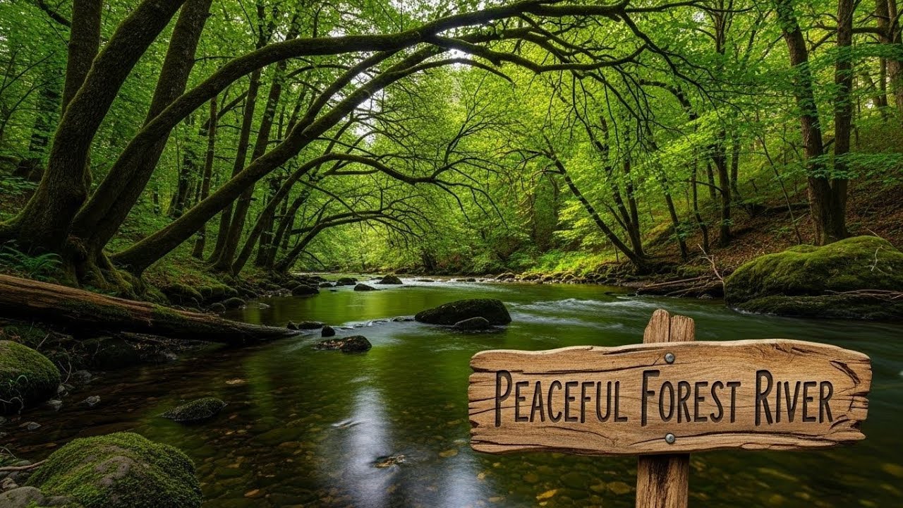 Forest River Ambience 🌿🌊 Soothing Water and Nature Sounds for Deep Sleep #2573
