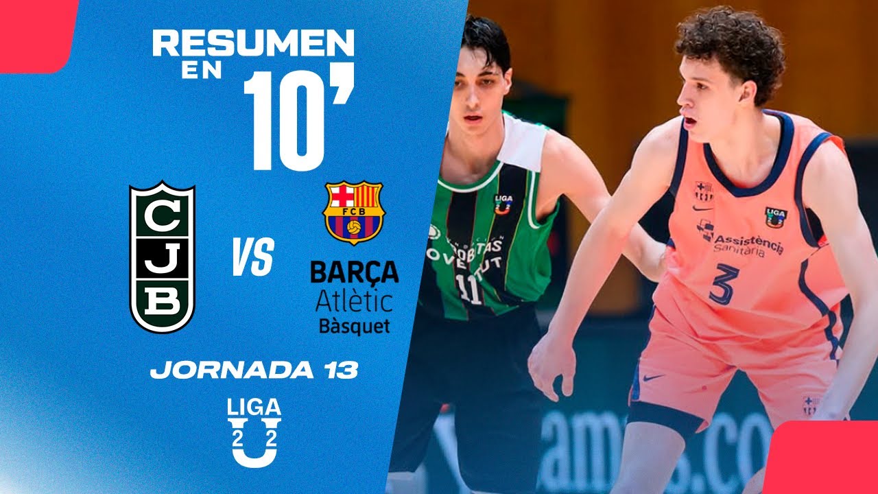 🏀 Resumen en 10': Joventut Badalona vs Barça Atletic - Jornada 13 Liga U 2025-26