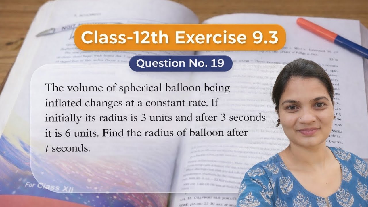 Class-12th, Exercise-9.3 Q No.-19 || Differential equations class 12 CBSE NCERT||