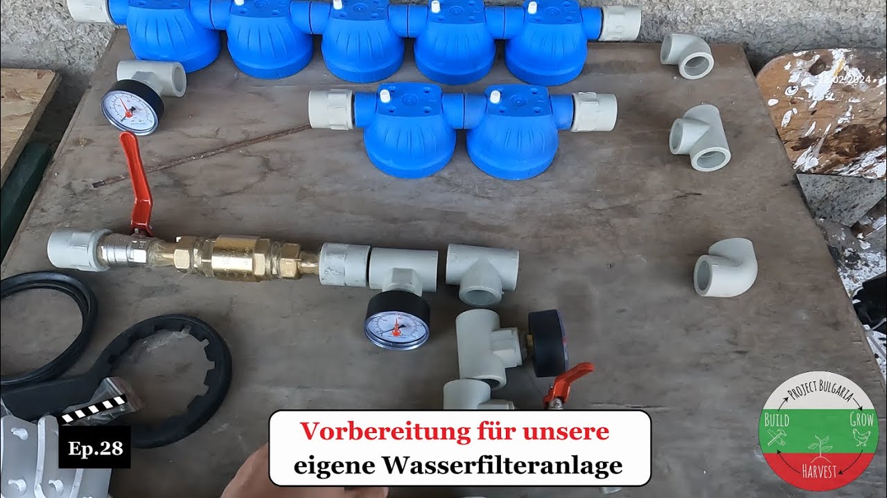 Vorbereitung für unsere ON+OFF Grid - Wasserfilteranlage - Ep.28 📺