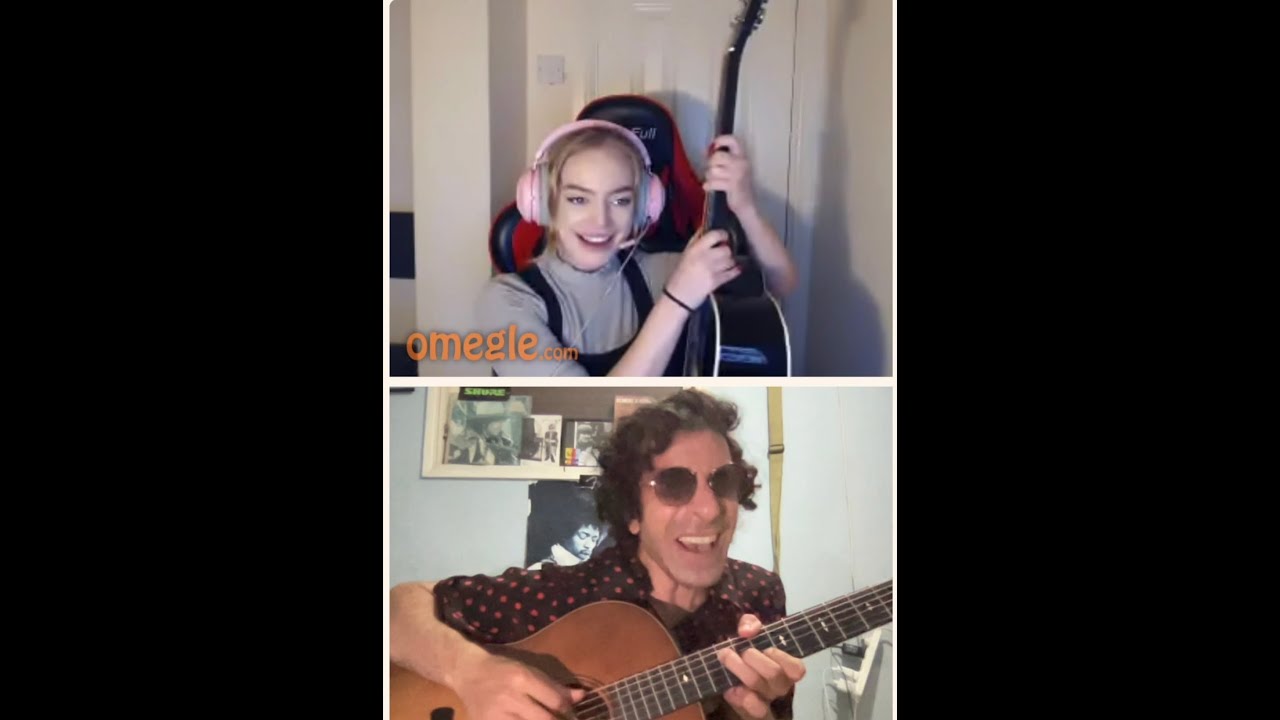 CUTE GIRL reacts to my song on OMEGLE